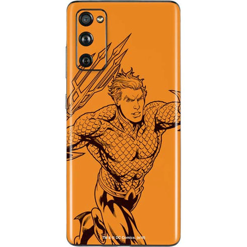 DC Comics Aquaman Comic Pop Galaxy S20 Fan Edition Skin